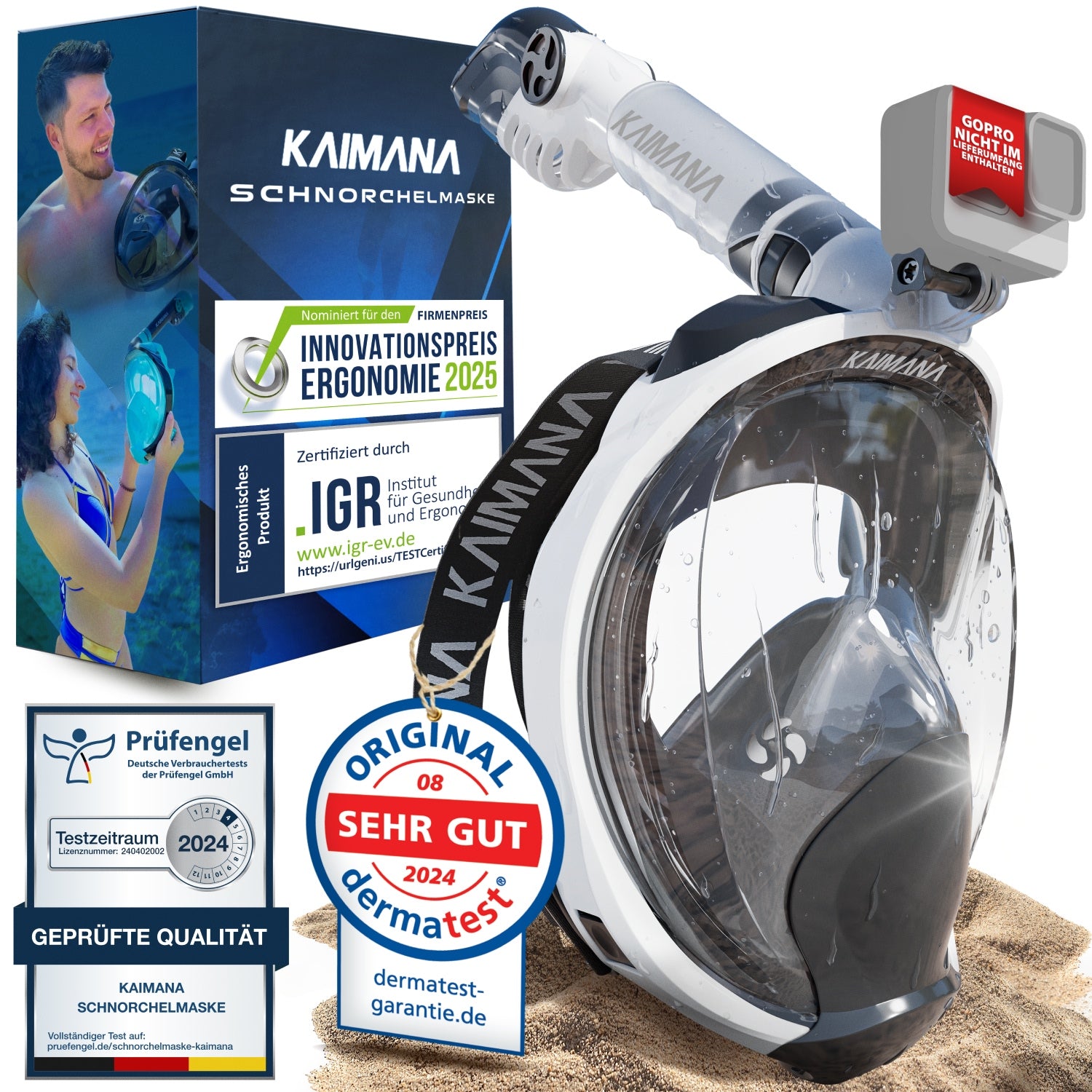 Sea Ventura Pro -Die CO2 sichere Schnorchelmaske