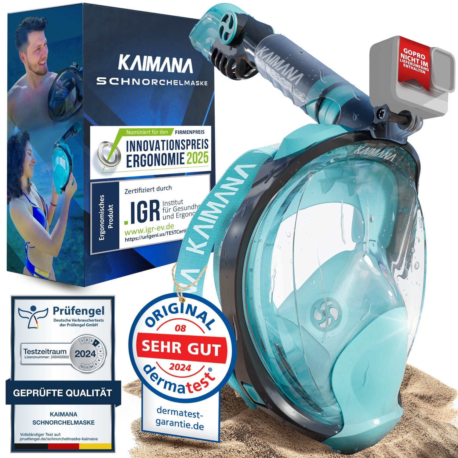 Sea Ventura Pro -Die CO2 sichere Schnorchelmaske