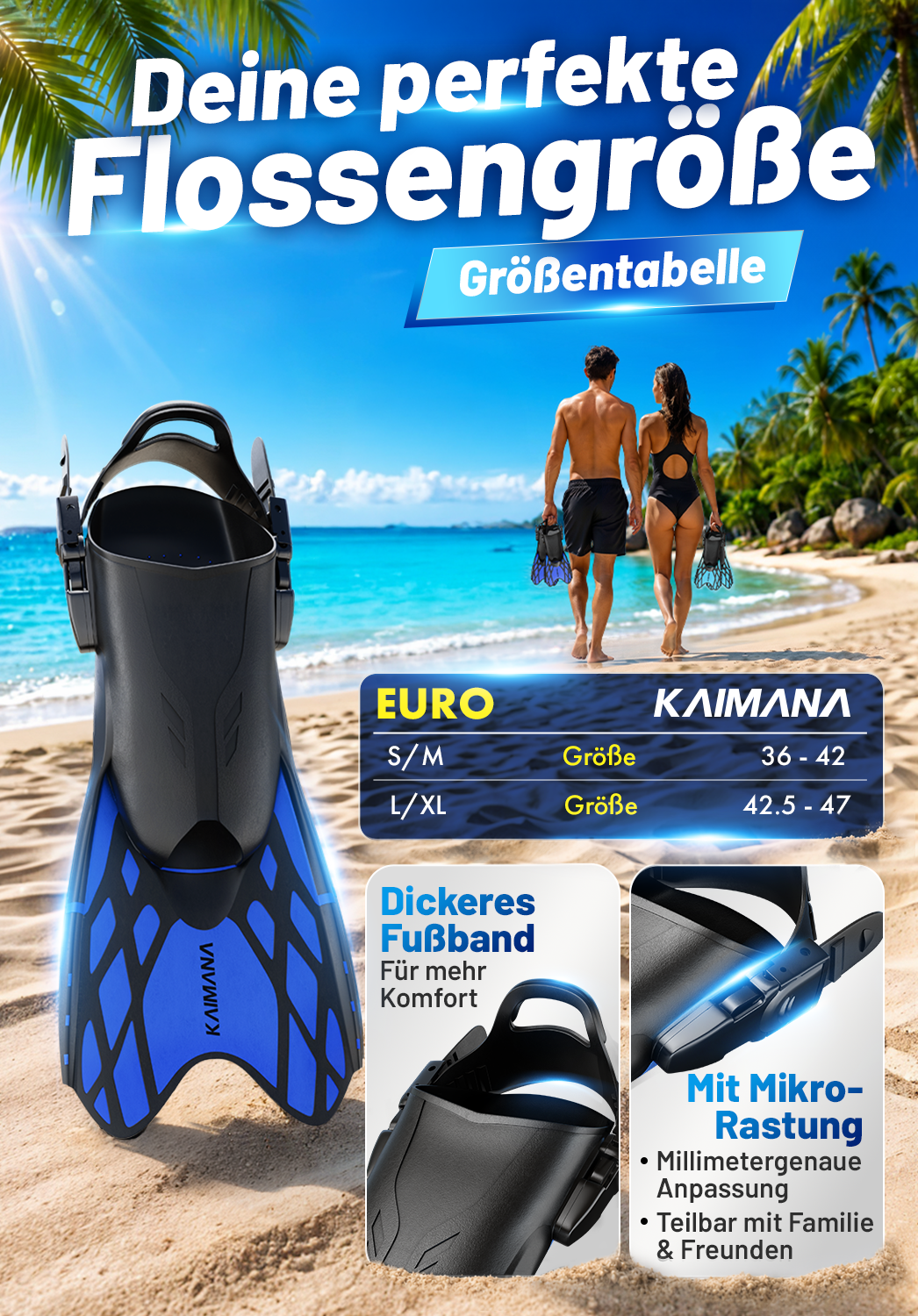 Kaimana Schwimmflossen