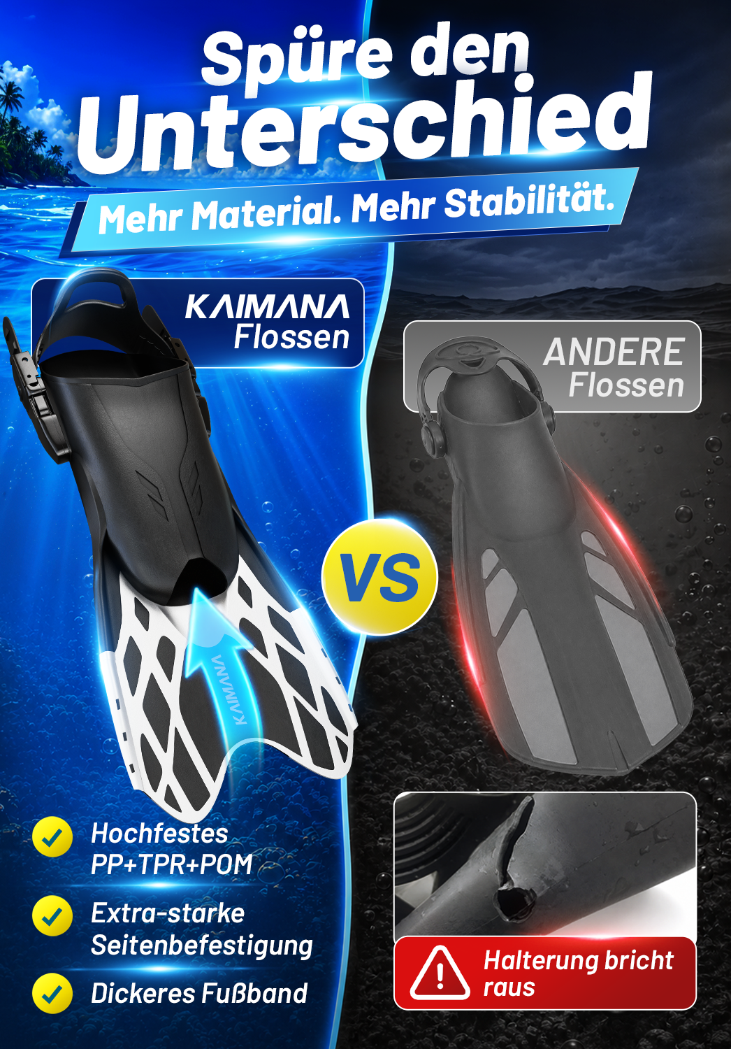 Kaimana Schwimmflossen
