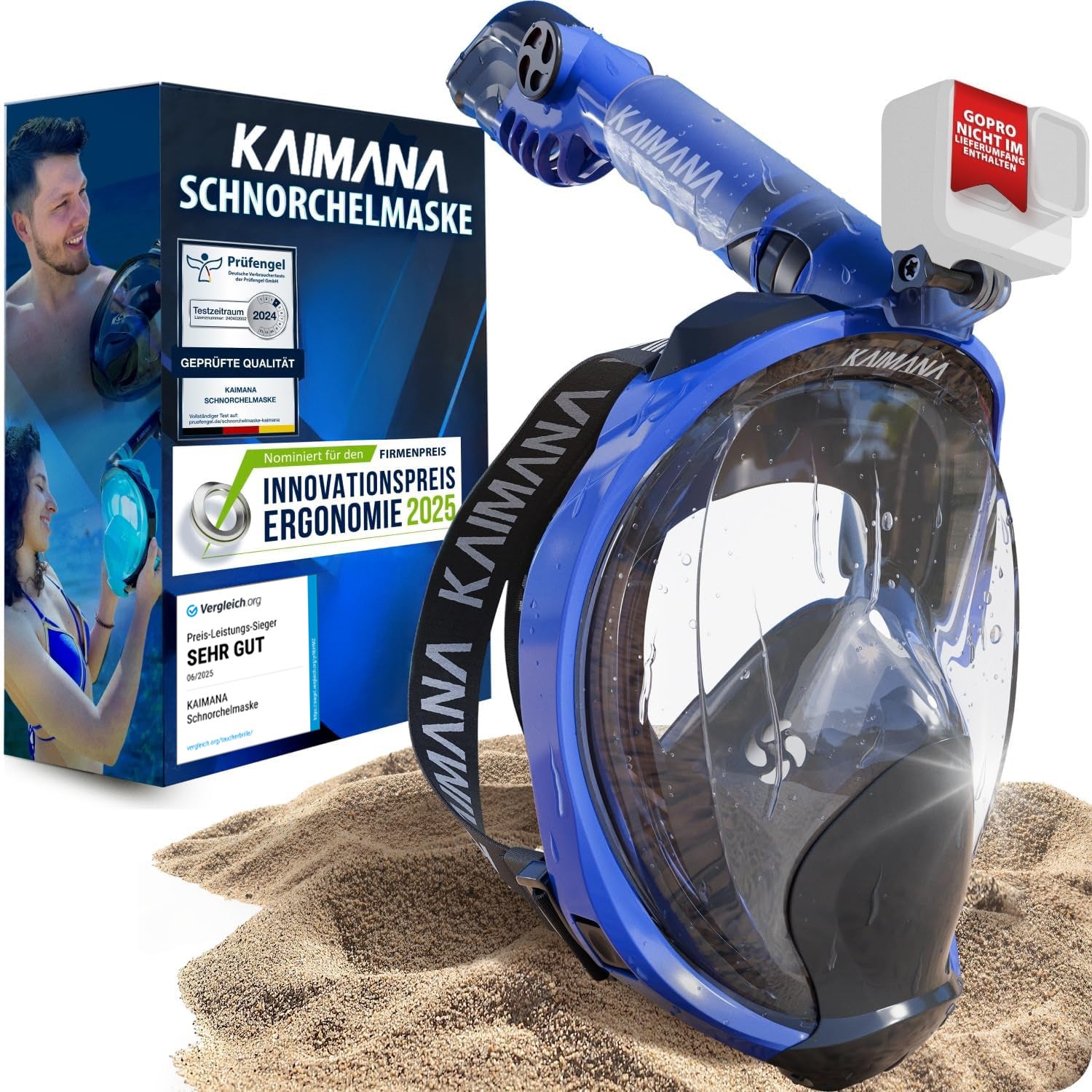 Sea Ventura Pro -Die CO2 sichere Schnorchelmaske