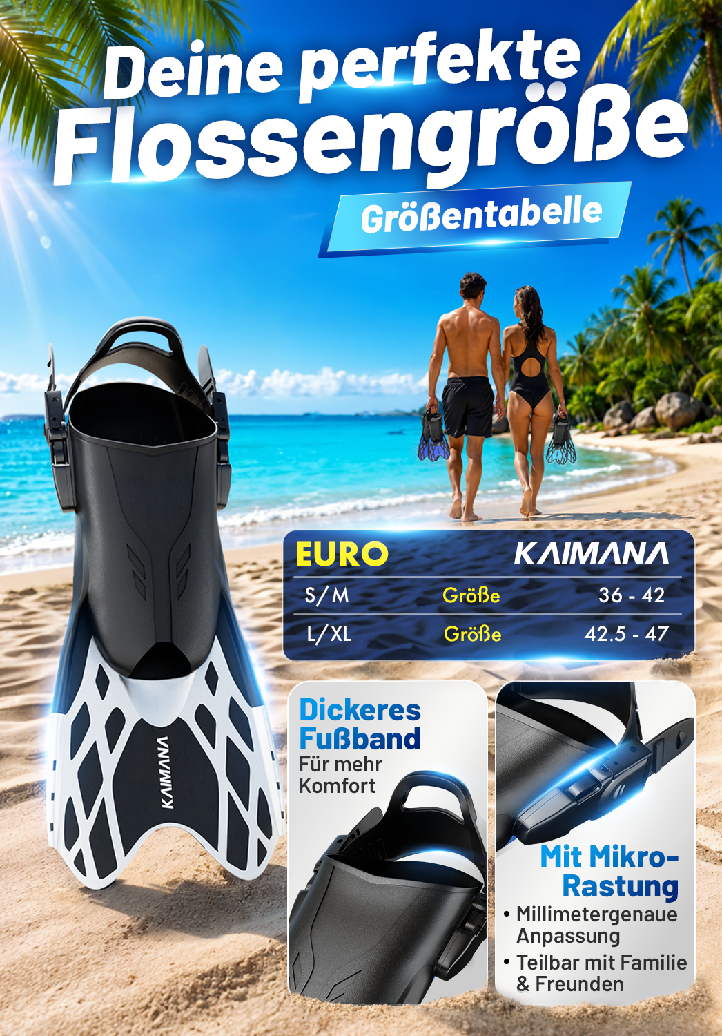 Kaimana Schwimmflossen