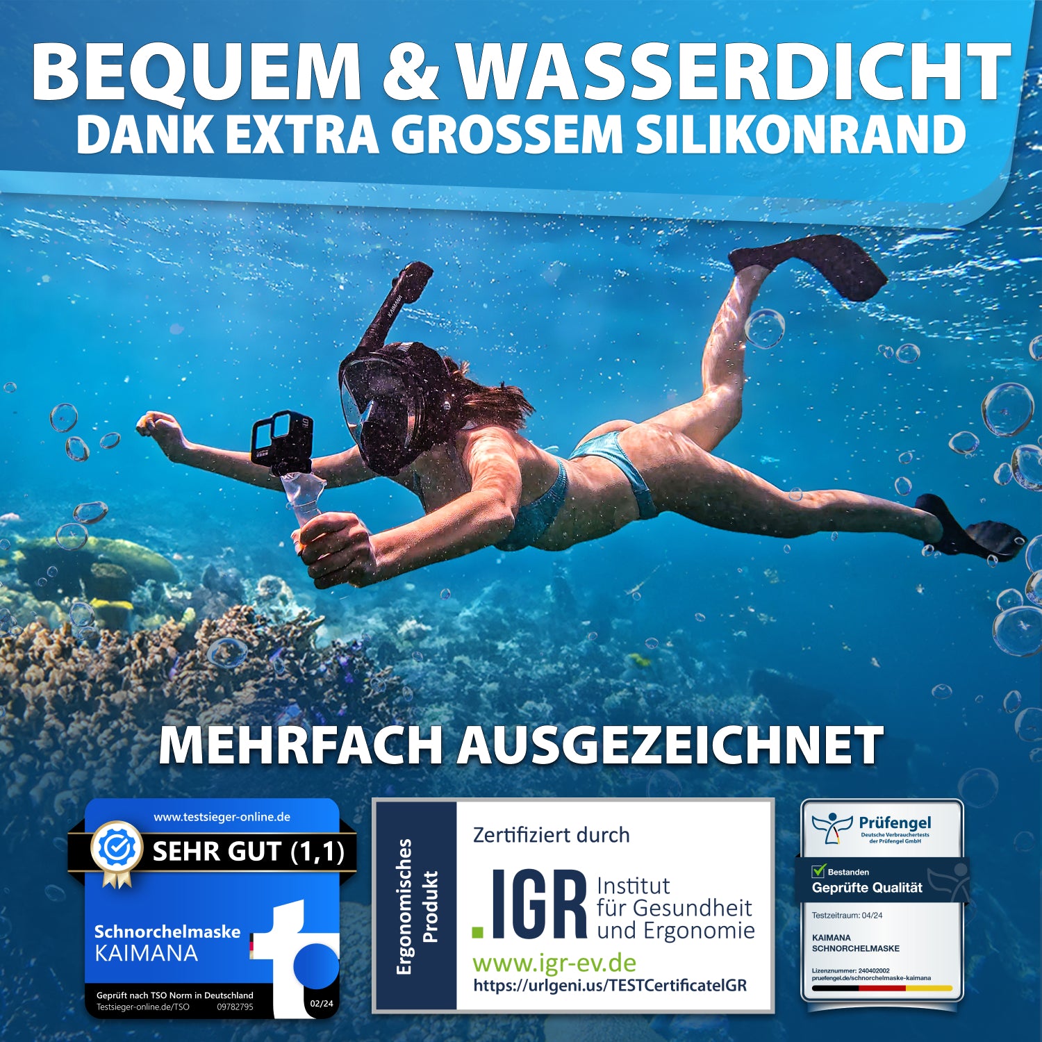Sea Ventura Pro - Die wohl sicherste Schnorchelmaske