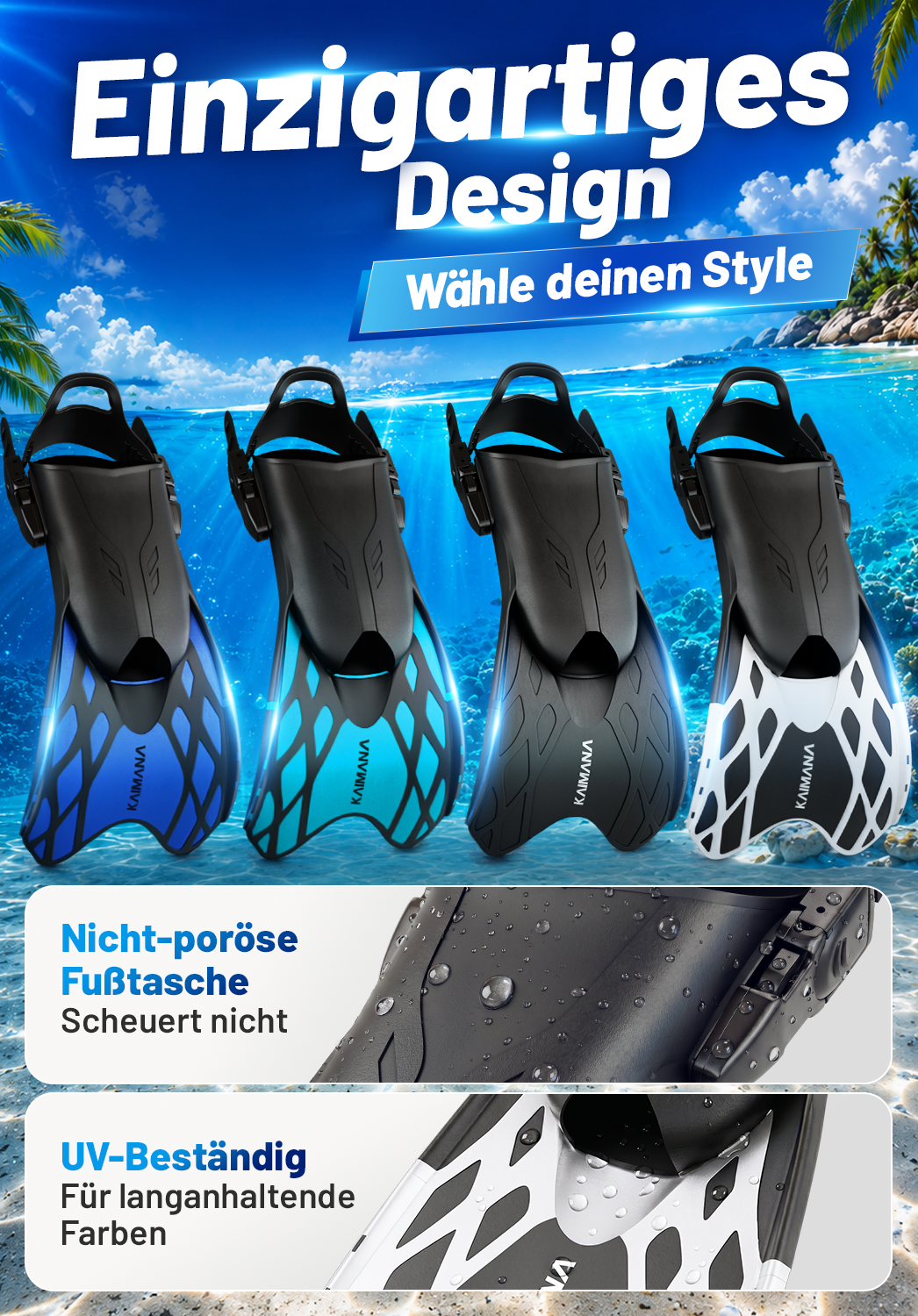 Kaimana Schwimmflossen