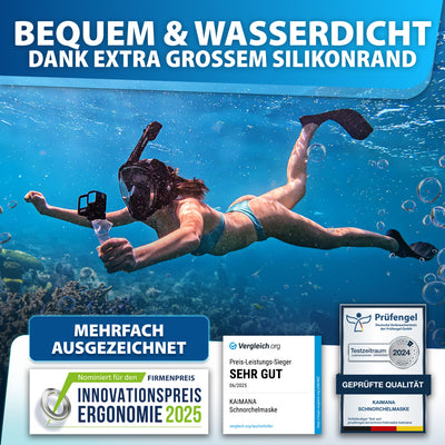 Sea Ventura Pro -Die CO2 sichere Schnorchelmaske