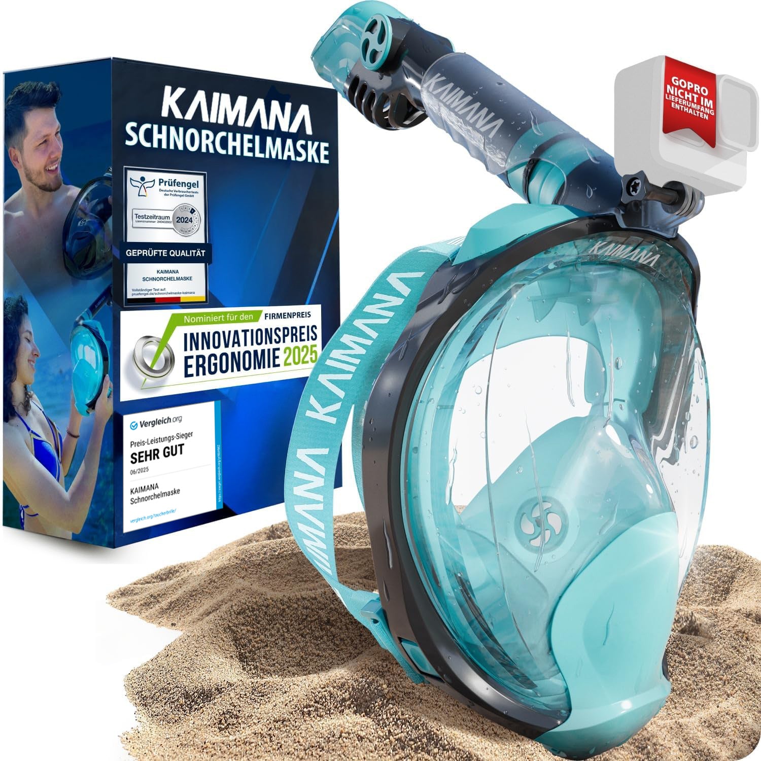 Sea Ventura Pro -Die CO2 sichere Schnorchelmaske